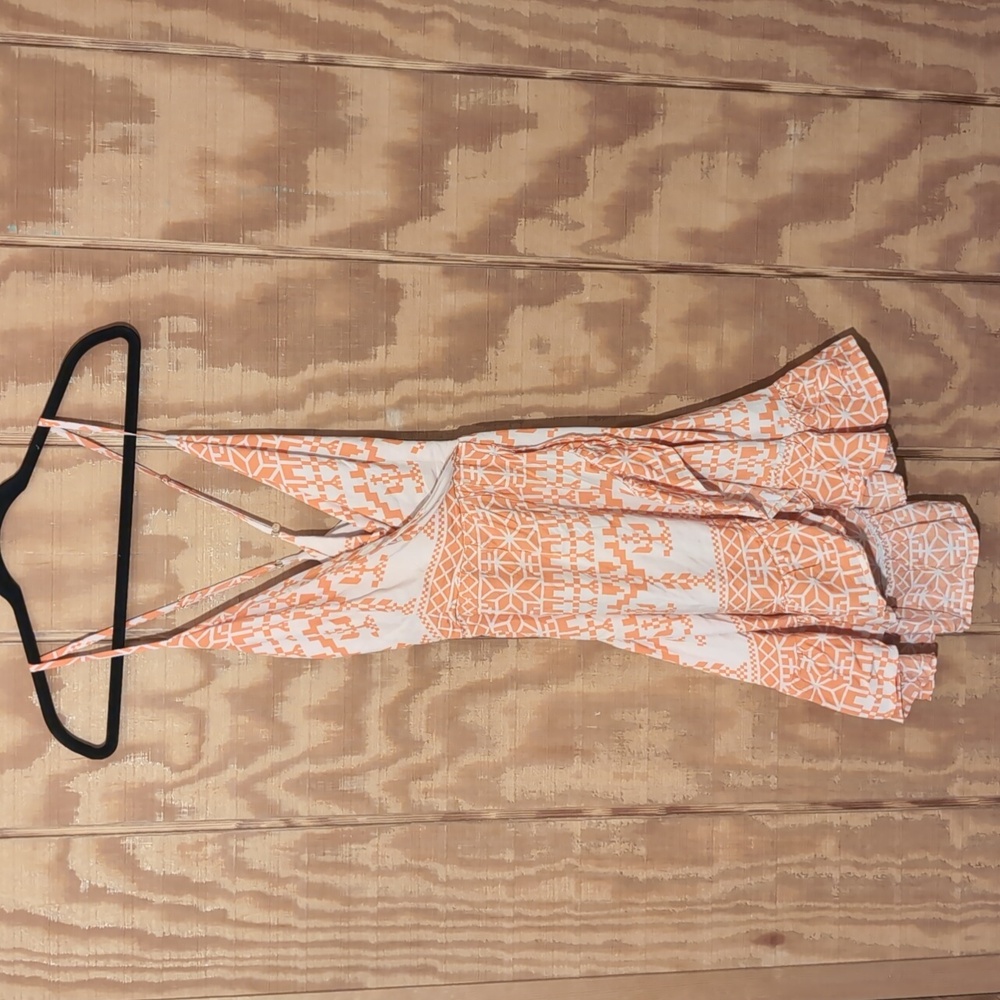 Aztec wrap dress